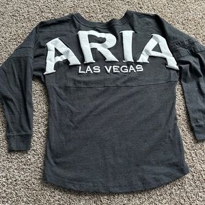 Aria Las Vegas official merch size XS long sleeve shirt spirit jersey